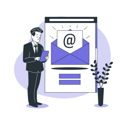 Newsletter subscription illustration